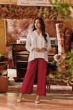 The Everyday Women Palazzo 3.0 - Maroon