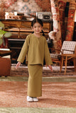 The Akar Kita Folded Skirt - Butter Olive