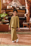 The Akar Kita Folded Skirt - Butter Olive