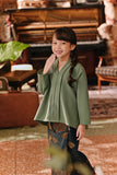 The Akar Kita Kebaya Top - Sage Green