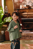 The Akar Kita Kebaya Top - Sage Green