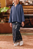 The Akar Kita Jacquard Skirt - Midnight Glow