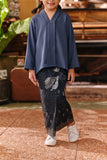 The Akar Kita Jacquard Skirt - Midnight Glow