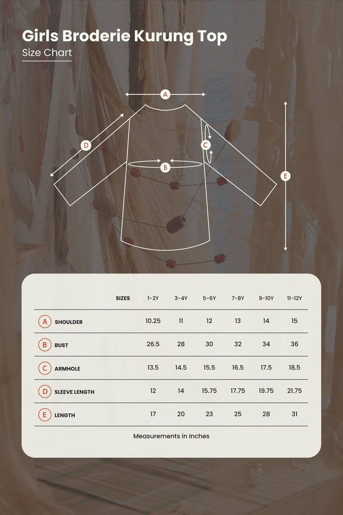 The Harbour Broderie Kurung Top - Mangosteen