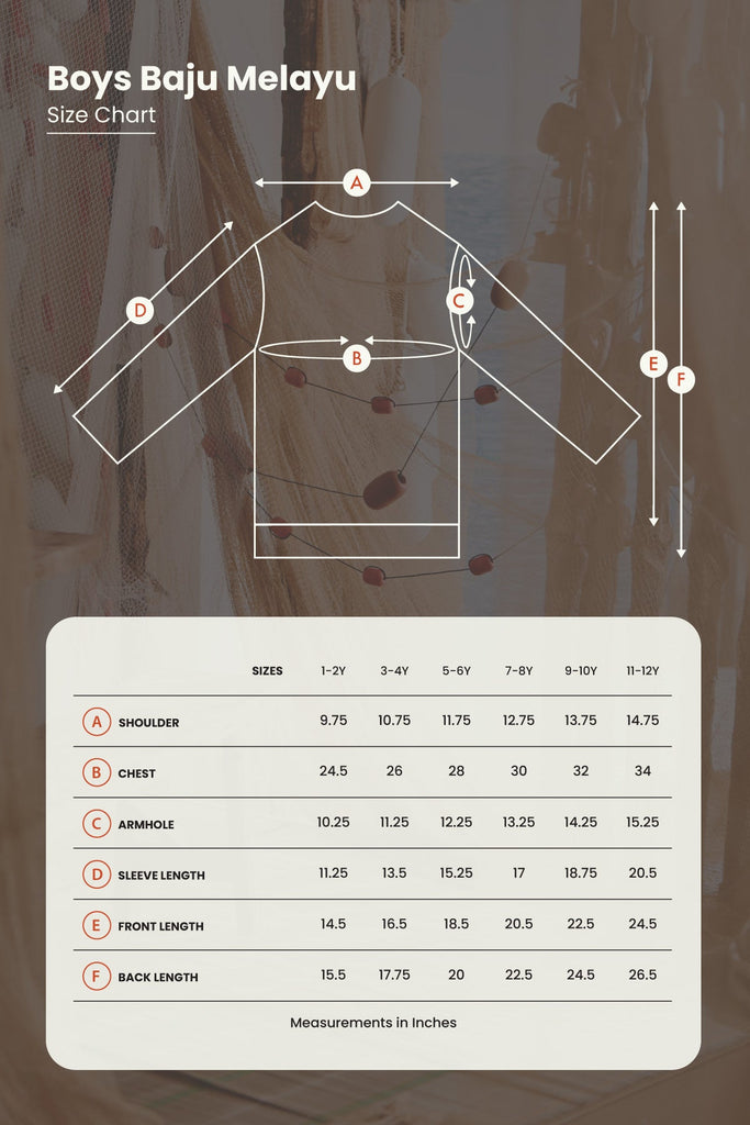 The Harbour Baju Melayu Top - White