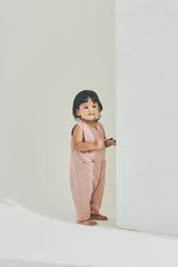 The Timur Babies Jumpsuit - Dusty Pink