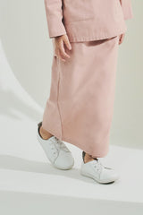 The Timur Overlay Skirt - Dusty Pink