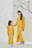 Parent-Child Mustard Colour match outfits