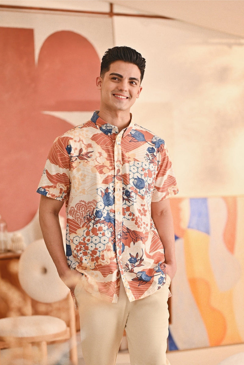 The Titi Men Batik Shirt - Marrakesh