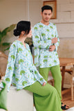 The Jumpa Women Folded Skirt - Lime Green