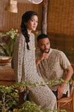 The Hening Men Batik Shirt - Champagne Safari