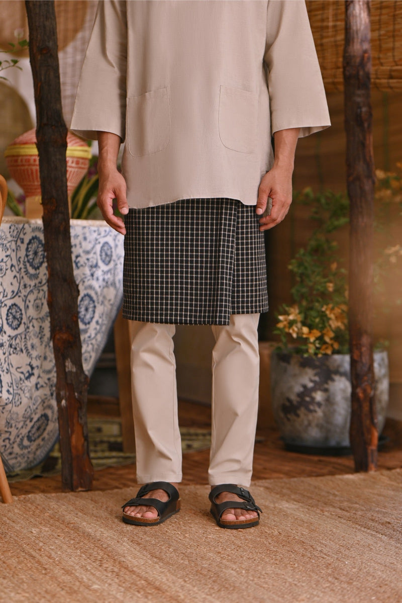 The ORI Men Instant Samping - Black Gingham