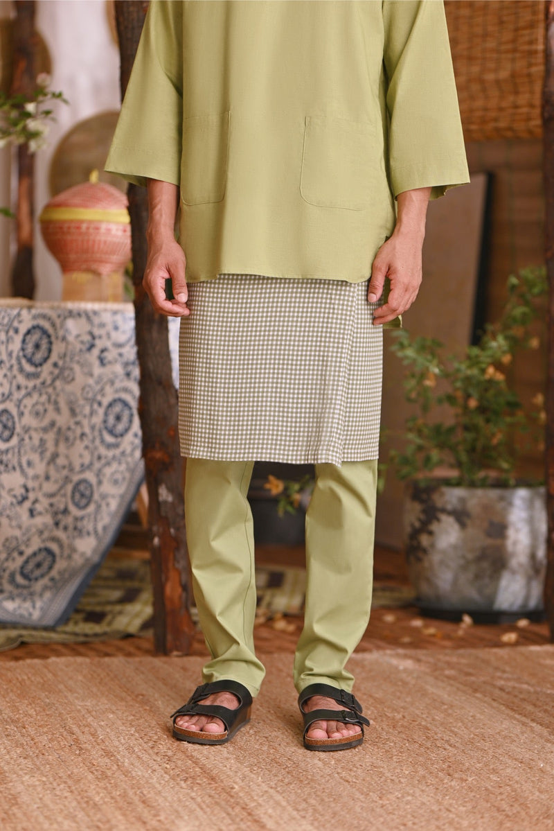 The ORI Men Instant Samping - Green Checked