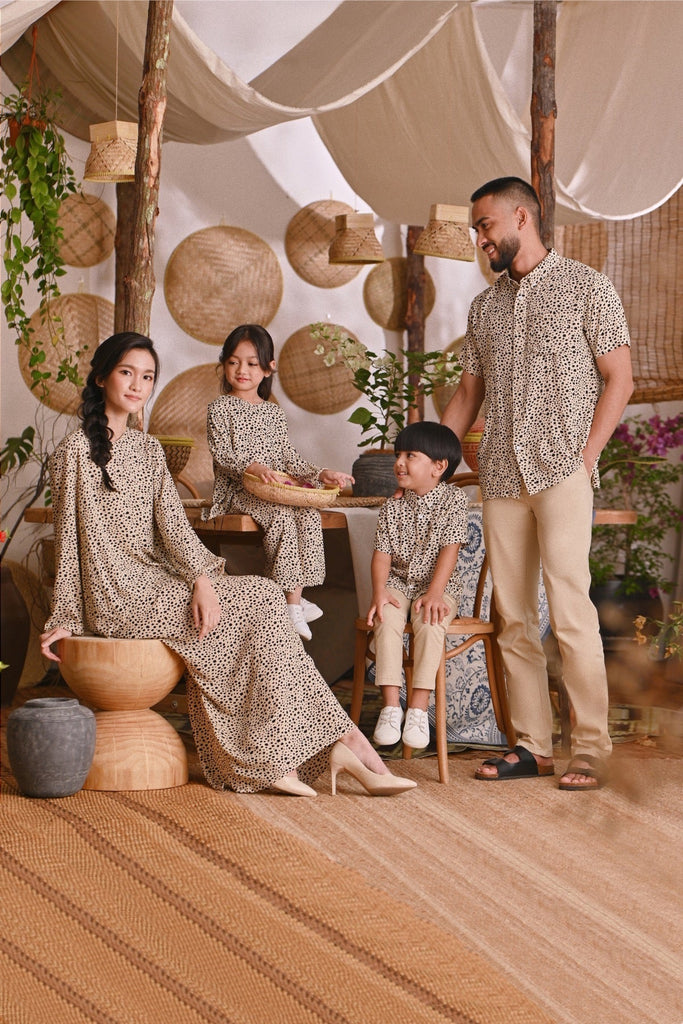 The Hening Batik Shirt - Champagne Safari
