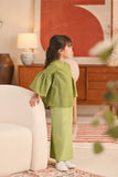 The Titi Folded Skirt - Lawn Green