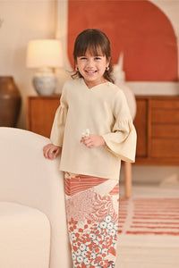 The Titi Bell Sleeve Blouse - Cream