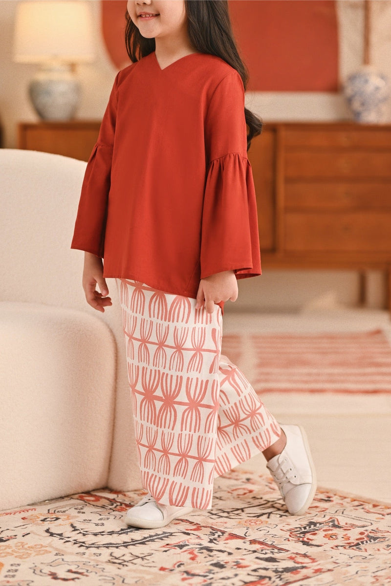 The Titi Folded Skirt - Fez