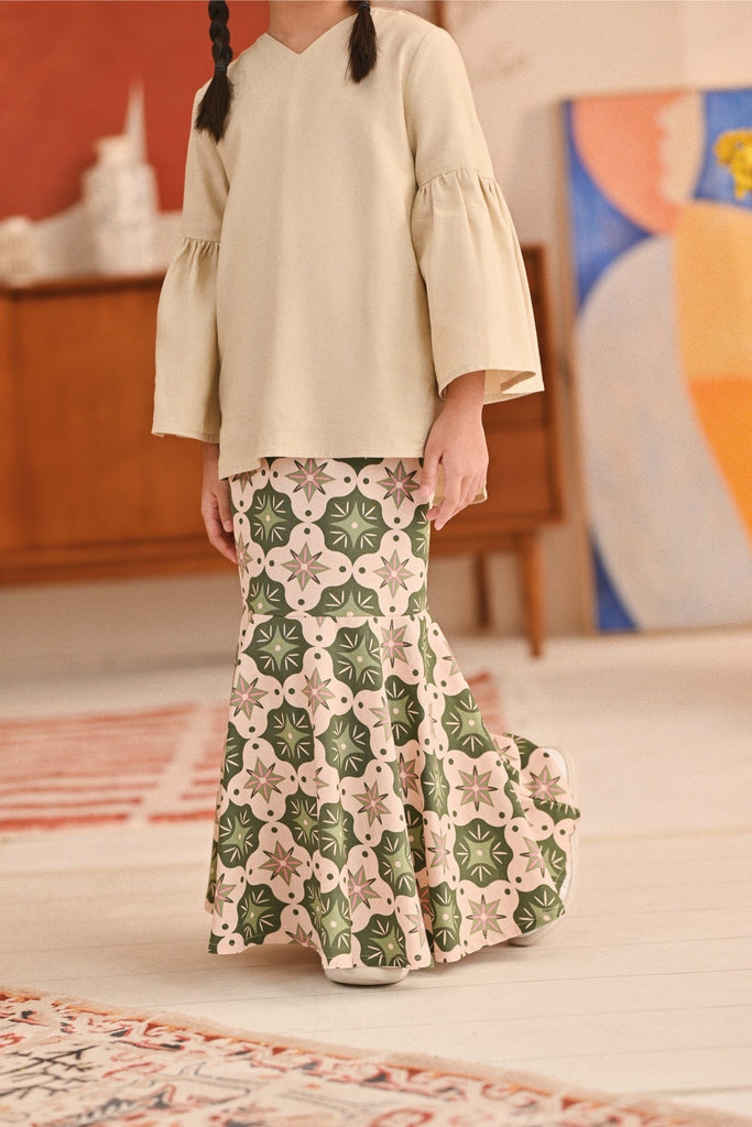 The Titi Modern Kurung Skirt - Moroccan