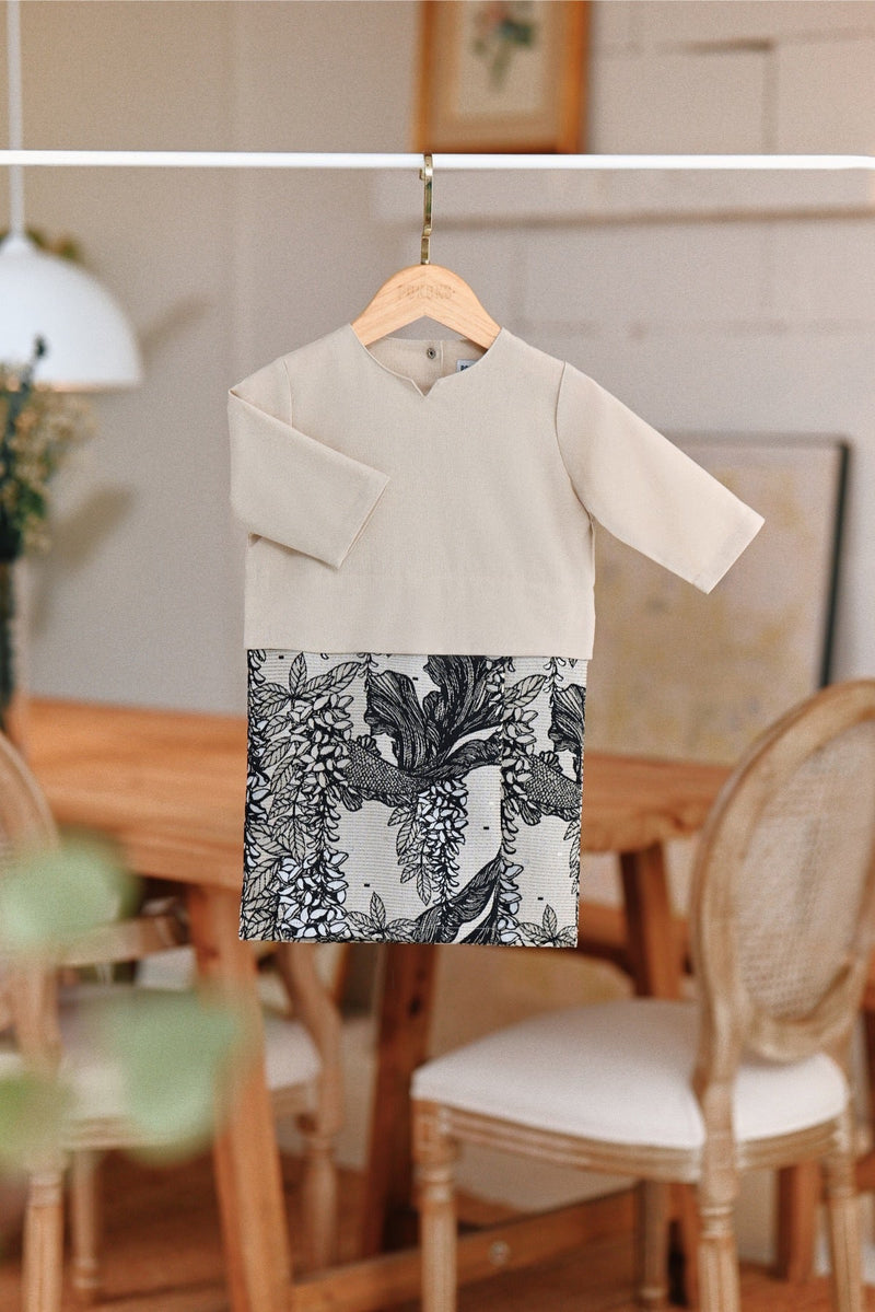 The Jumpa Babies Kurung - Khaki