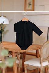 The Jumpa Babies Baju Melayu Romper - Black