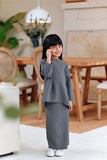 The Jumpa Folded Skirt - Stone Stripe
