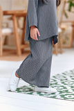The Jumpa Folded Skirt - Stone Stripe