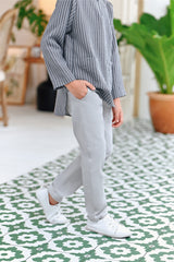 The Perfect Slim Fit Pants - Light Grey