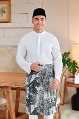 The Jumpa Men Baju Melayu Top - White