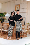The Jumpa Men Baju Melayu Top - Black