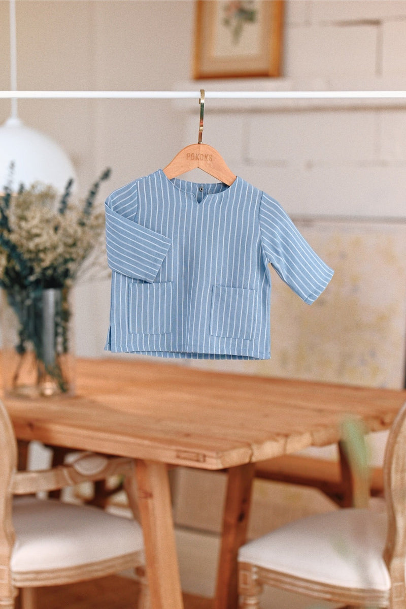 The Jumpa Babies Kurta - Water Stripe
