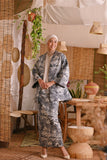 The Hening Women Kimono - Black Forest