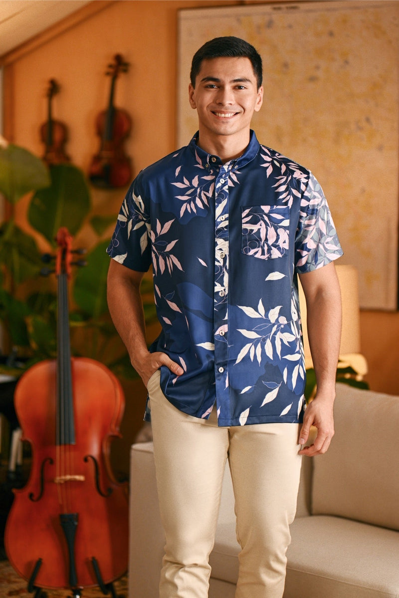 The Glow Men Batik Shirt - Shine