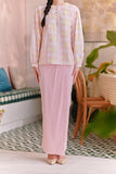 The Sarang Women Pleats Folded Skirt - Pink