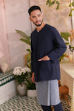 The Sarang Men Kurta - Navy Blue