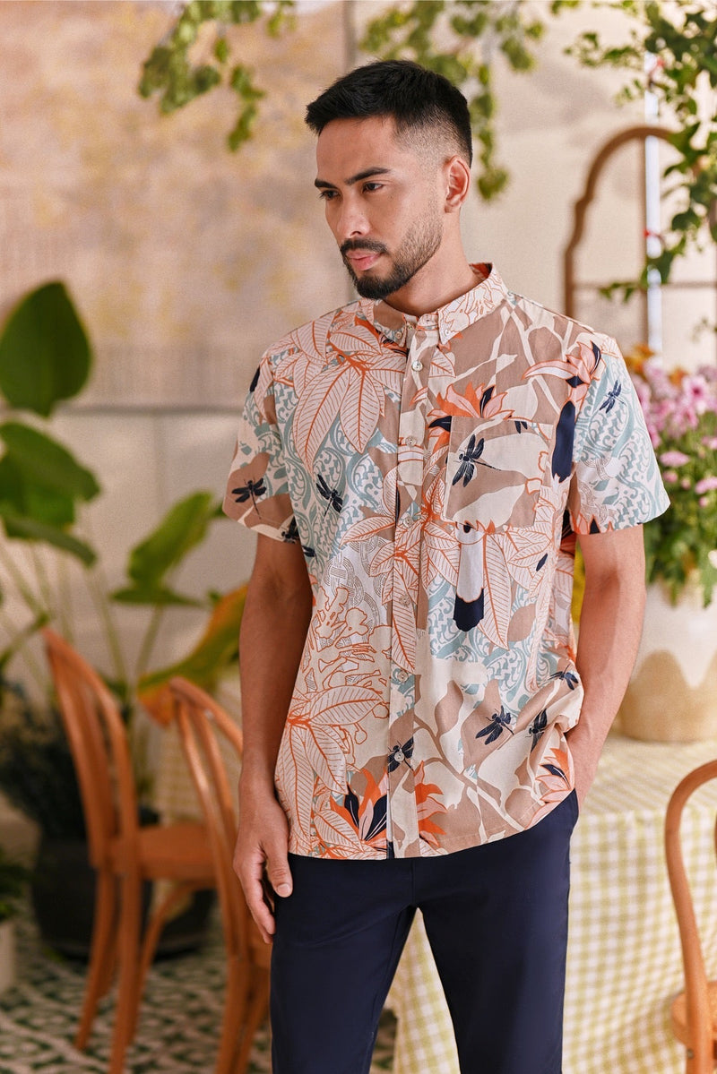 The Sarang Men Batik Shirt - Home