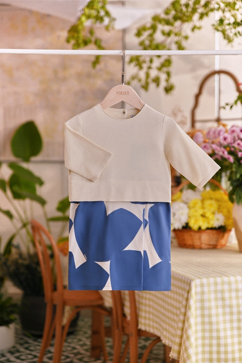 The Sarang Babies Kurung - Cream