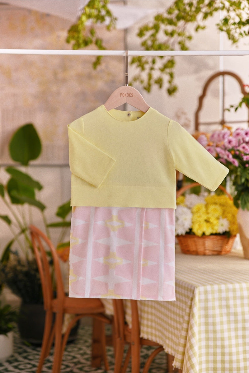 The Sarang Babies Kurung - Light Yellow