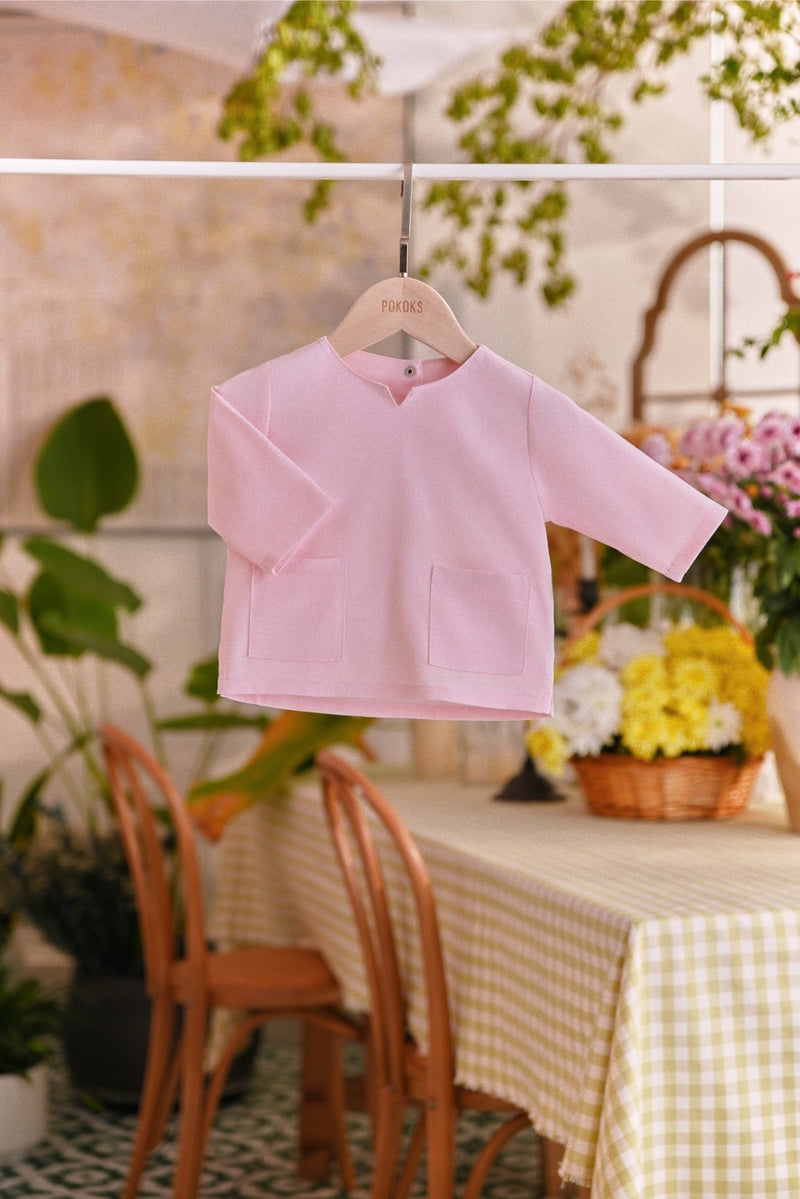 The Sarang Babies Kurta - Pink