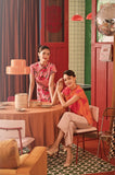 The Spring Dawn Women Classic Cheongsam Top - Sweet Mandarin