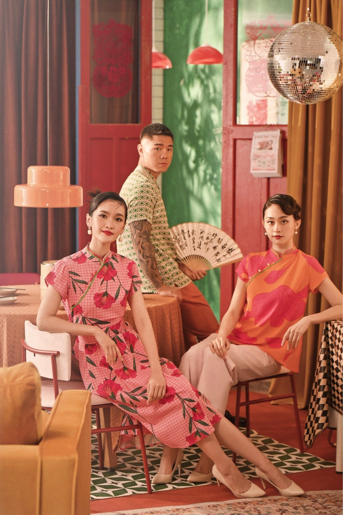 The Spring Dawn Men Mandarin Shirt - Kowloon