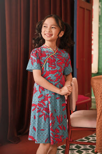 The Spring Dawn Blossom Cheongsam Dress - Oriental Garden