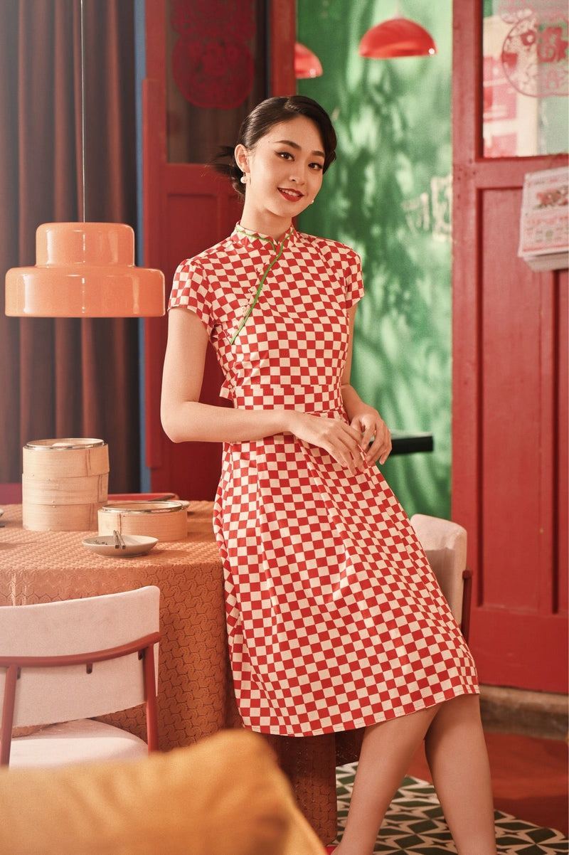 The Spring Dawn Women Blossom Cheongsam Dress - Oriental Garden