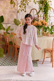 The Sarang Pleats Folded Skirt - Pink