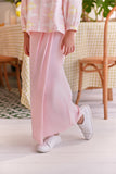 The Sarang Pleats Folded Skirt - Pink