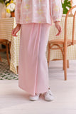 The Sarang Pleats Folded Skirt - Pink