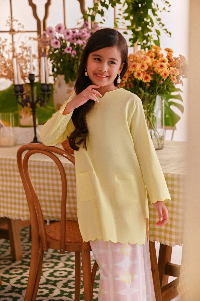 The Sarang Passion Tunic - Light Yellow