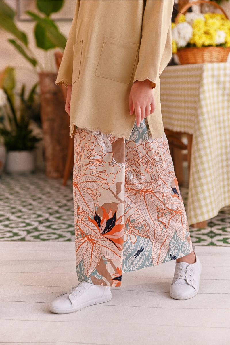 The Sarang Pleats Folded Skirt - Home