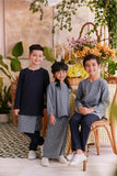 The Sarang Kurta - Navy Blue
