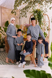 The Sarang Kurta - Navy Blue