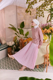 The Sarang Women Sun-Pleats Skirt - Pink